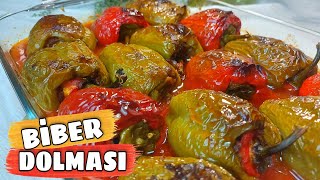 Fırında Biber Dolması