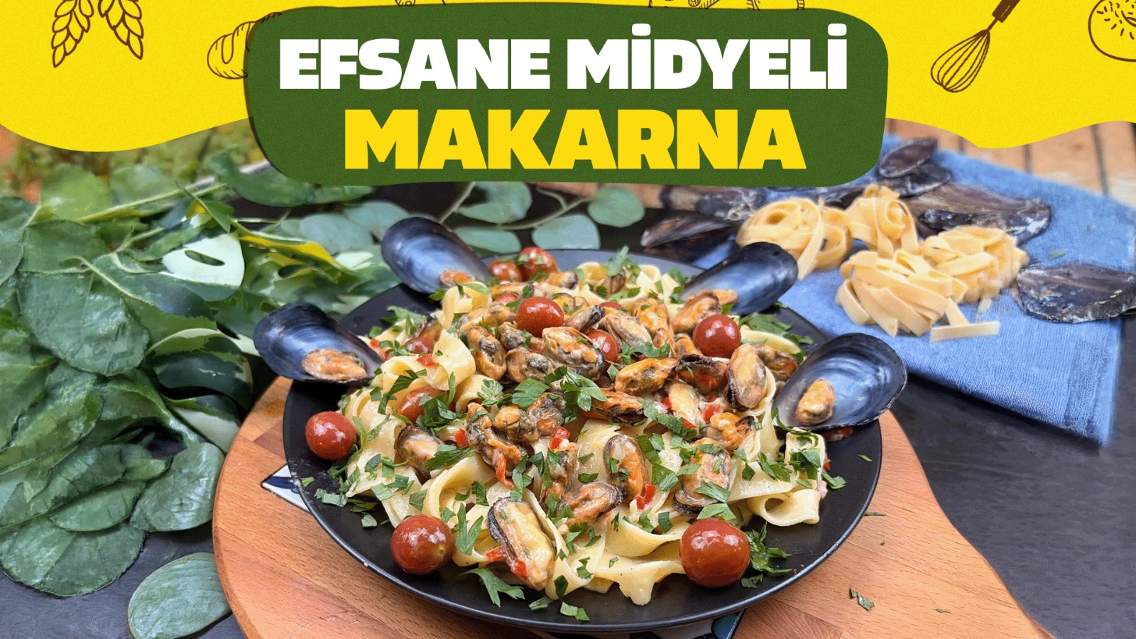 Midyeli makarna